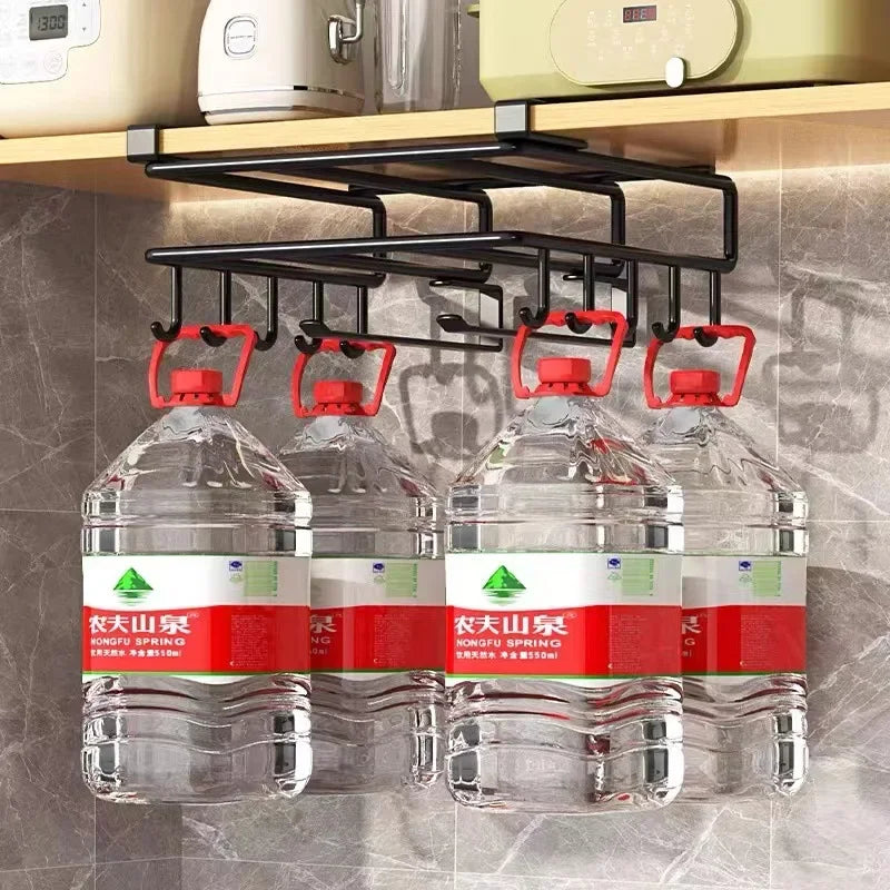 Kitchen Under Cabinet Basket Storage Shelf Cutting Board Rack Kitchen Closet Rack Under Desk Cabinet Office Bathroom Organizers Oasis Select