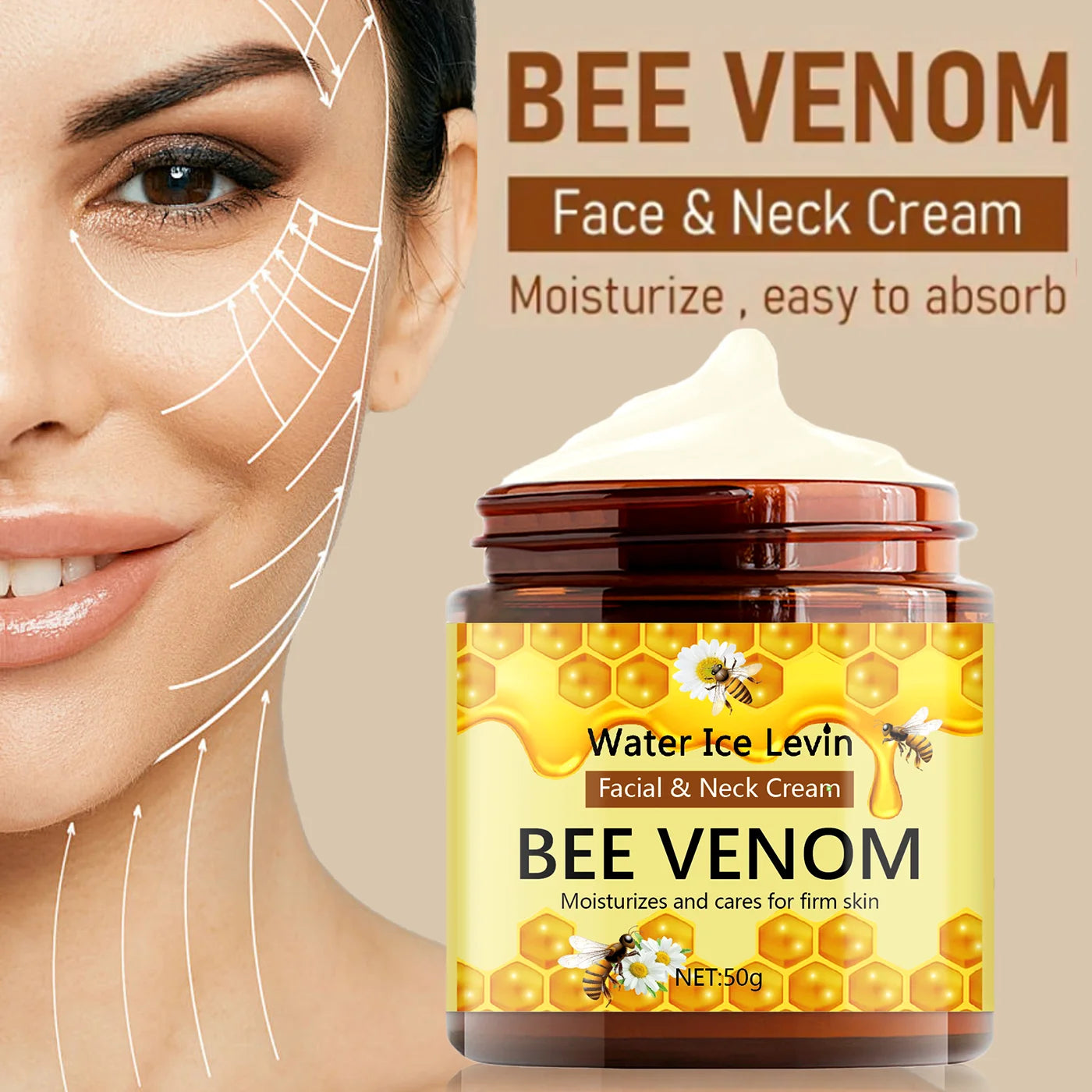 Bee Venom Face Cream – Brighten, Anti-Wrinkle & Spot Fader Face Brightening Cream Oasis Select