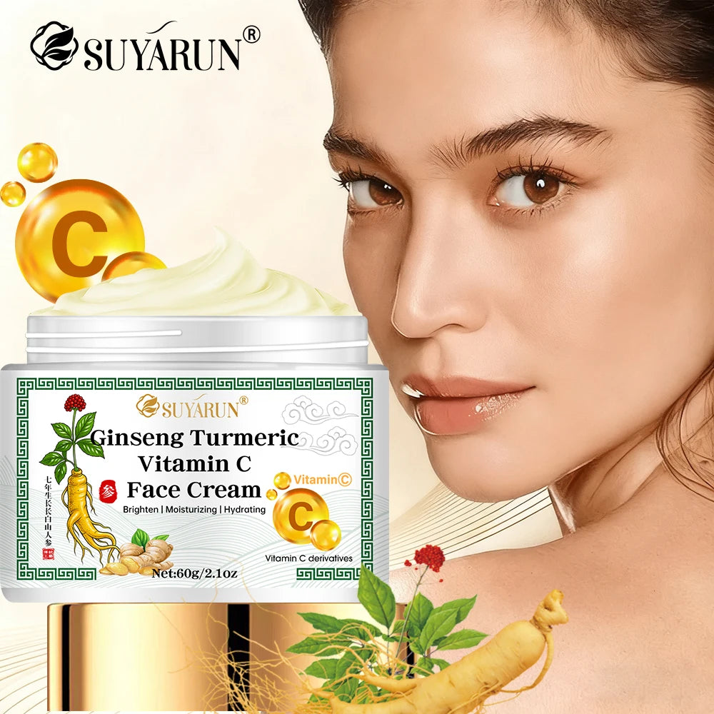 SUYARUN Ginseng & Turmeric Face Cream – Brightening Moisturizer Face Moisturizer Cream Oasis Select