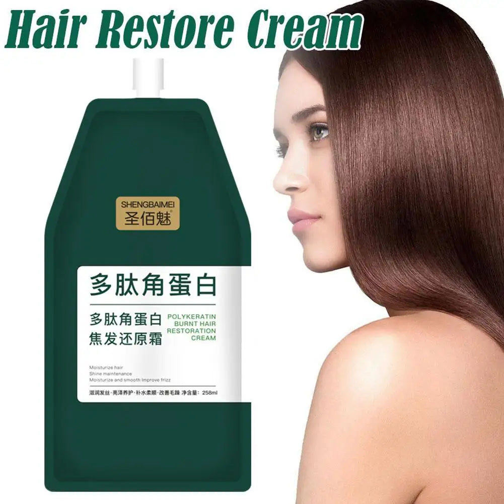 1/2PCs Keratin Hair Mask Polypeptide Keratin Hair Restoring Cream Repair Dry Damaged Hair Treatment Burnt Hair Restoring Cream Oasis Select