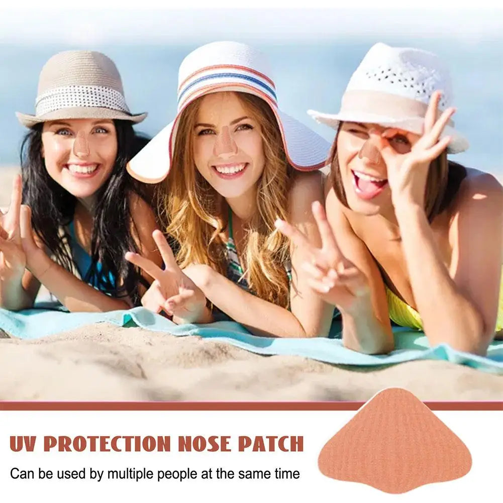 1/2 Packs Sun Nose Guard Sun Protection Nose Patch UV Nose Protection for Outdoor & Sports from Tanning, Cuttable & Breathable Oasis Select