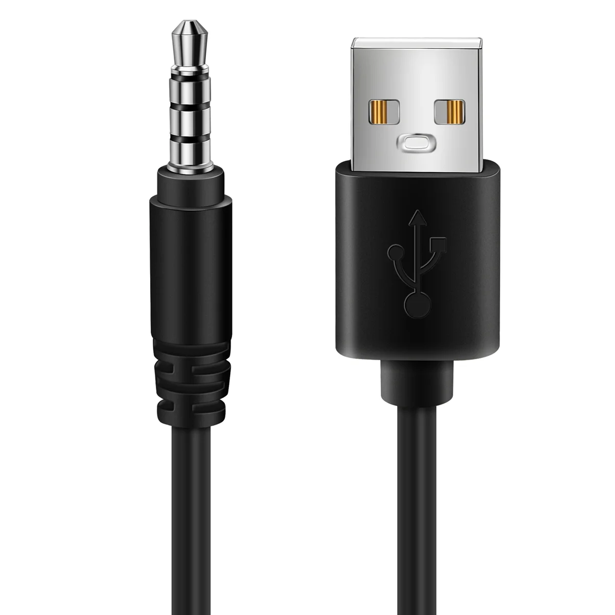 3.5mm Plug AUX Audio Jack to USB 2.0 Male Charger Cable Adapter Cord for Car MP3 Oasis Select Default Title