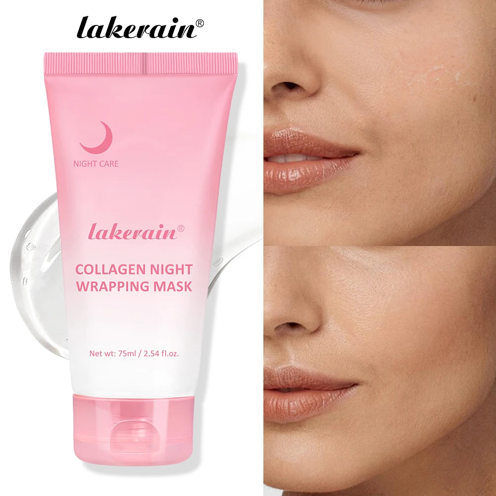 Glow Overnight Wrapping Mask Combo Nourishes Increase Face Skin Elasticity Turmeric Mask Collagen Suitable For All Skin Types Oasis Select
