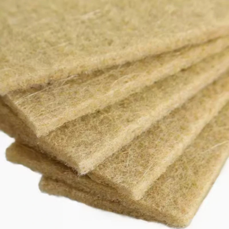 5pcs Coconut Fiber Scouring Pads - Non-Woven, High-Quality Reusable Exfoliating Pads for Kitchen and Living Room Cleaning Oasis Select