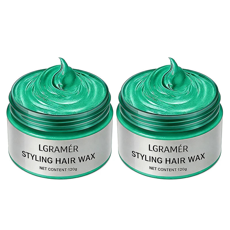 Temporary Hair Color Wax – 9 Shades | Silver Gray, Wine Red & More
