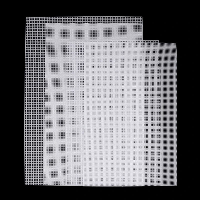 Handcraft Latch Hook Bags Made Plastic Grid Hook Crafts Accessory Plastic Mesh Cloth For Bag Rug Thread Hook Craft Supplies Oasis Select