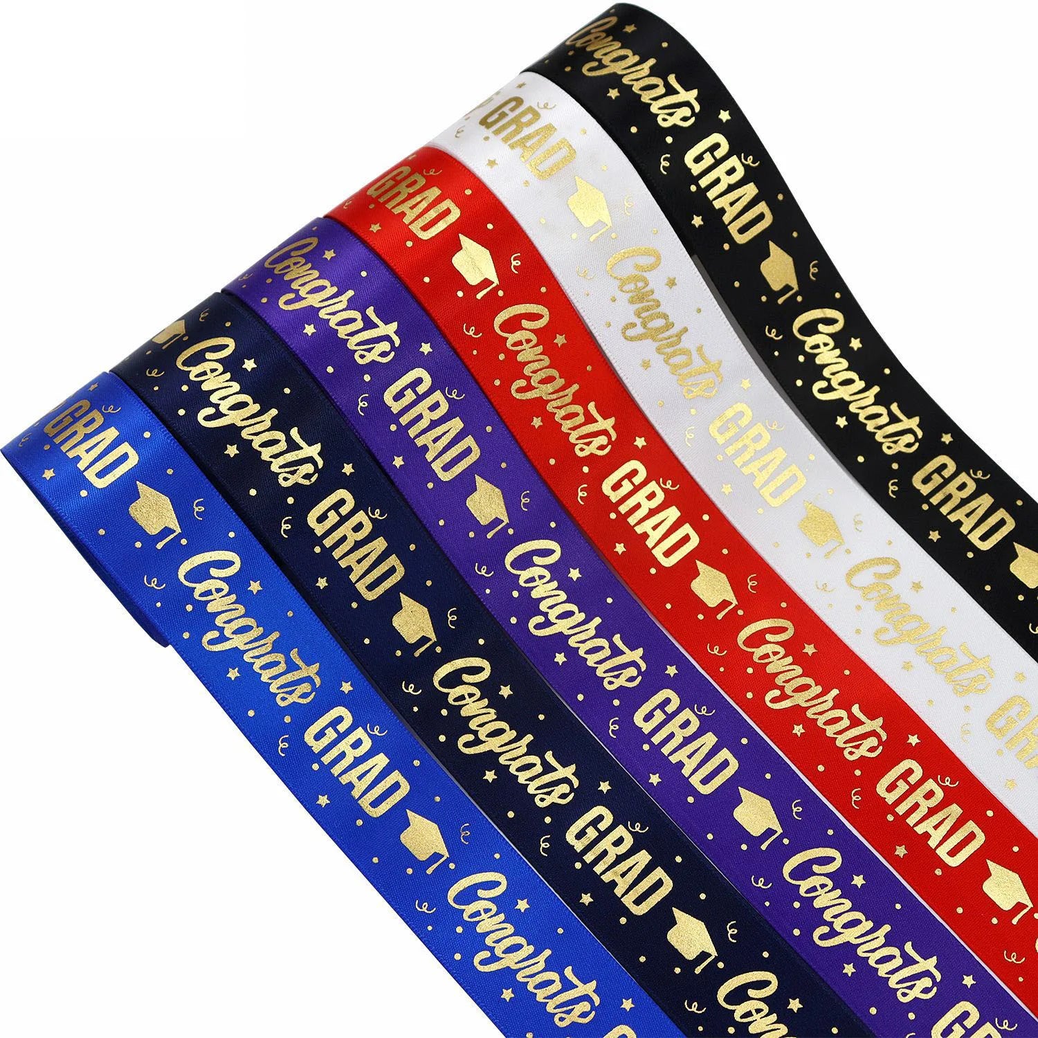 1 Roll，5 Yards Graduation Gift Packaging Ribbon,Decoration Party DlY Bow Ribbon, Graduation Ceremony CampusParty Supplies Oasis Select