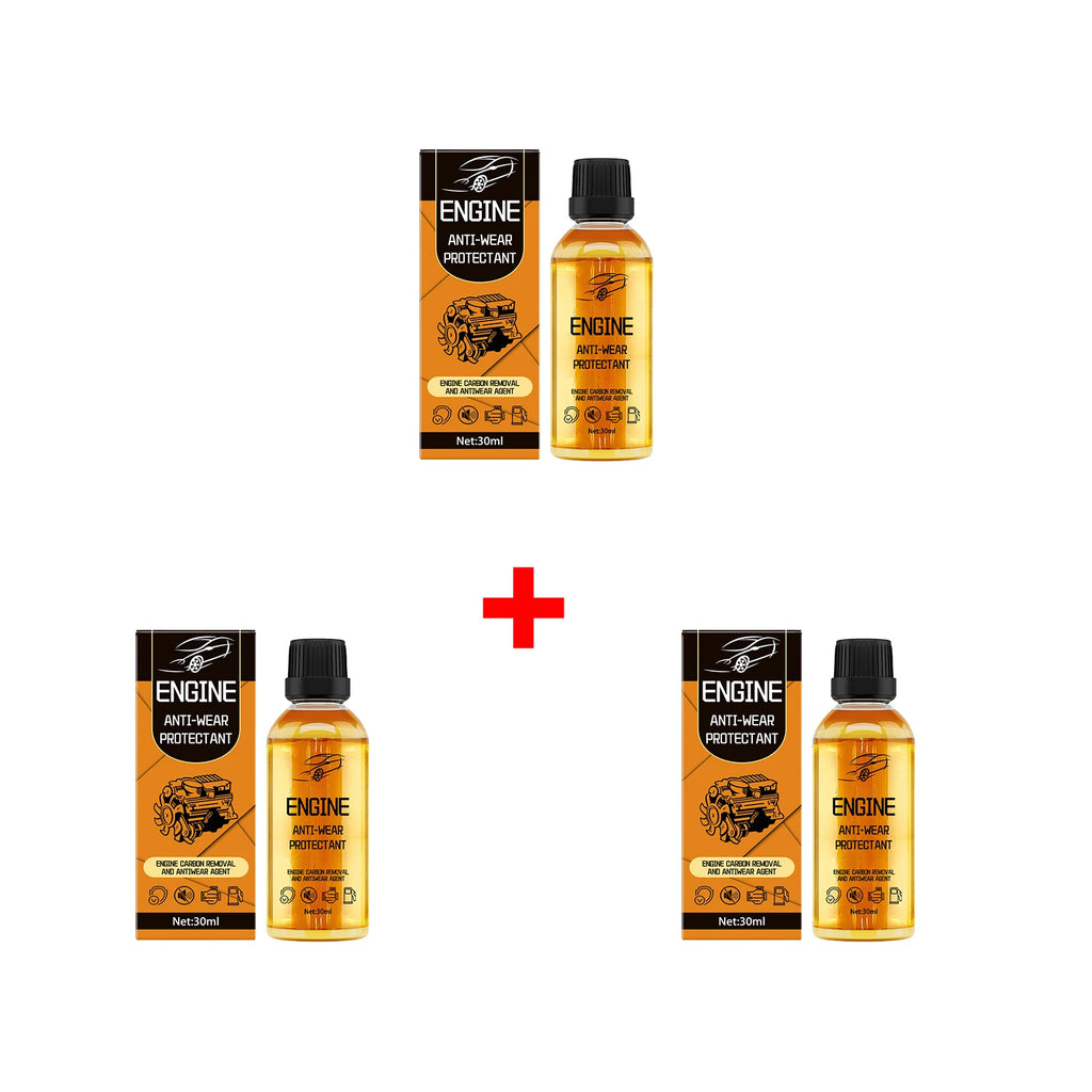 Engine Anti-Wear Protective Agent Rust and Noise Prevention Carbon Removal Anti-Wear Repair Oil Reduce Engine Friction Car Care Oasis Select 3pcs
