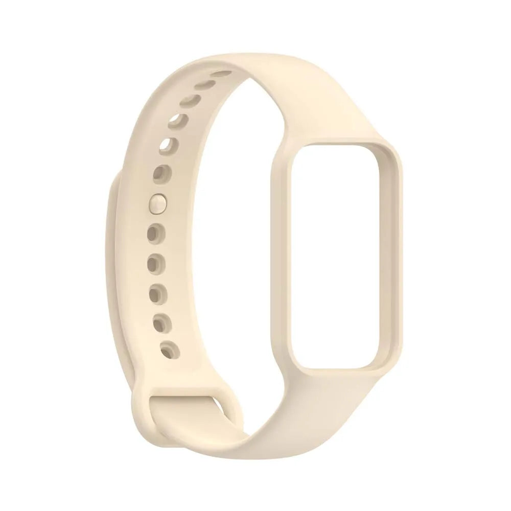 Silicone Strap for Xiaomi Smart Band 8 Active & Redmi Band 2 Smartwatch Strap Oasis Select Beige