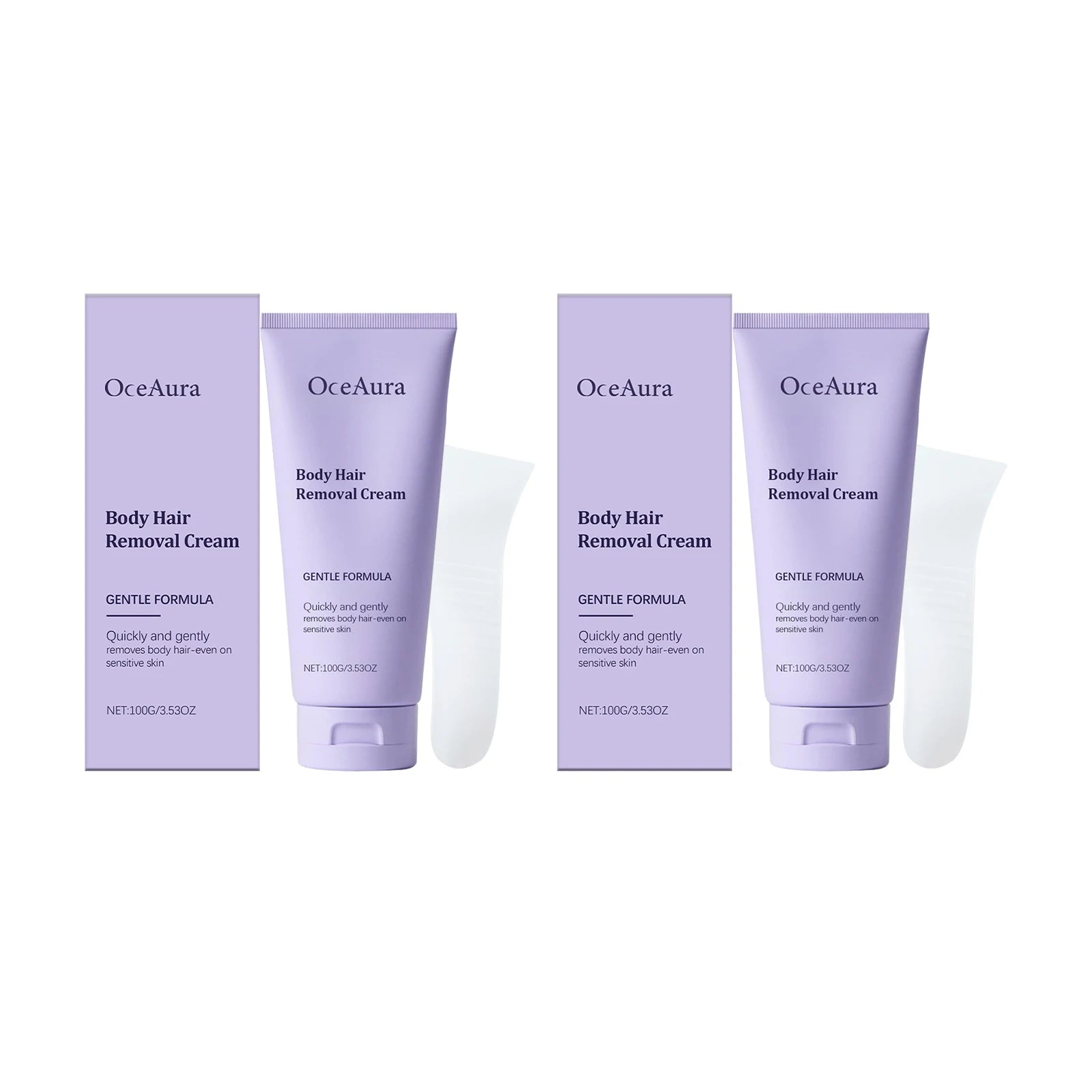 OceAura Painless Hair Removal Cream – Body, Legs & Underarm Hair Removal Cream Oasis Select 200g boxed