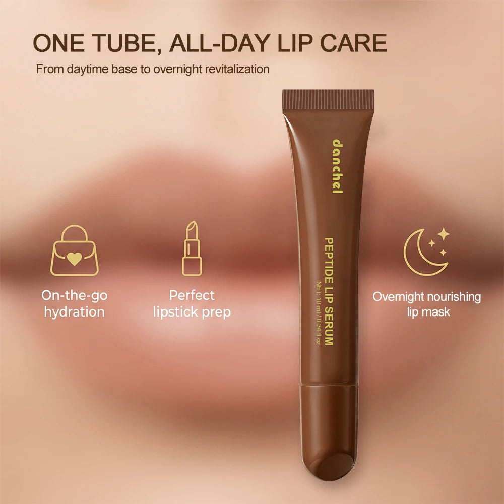 Caramel Banana Flavoured Peptide Lip Balm Instant Deep Hydration Smooth Fine Lines High Gloss Lip Finish Banana Peptide Lip Balm Oasis Select
