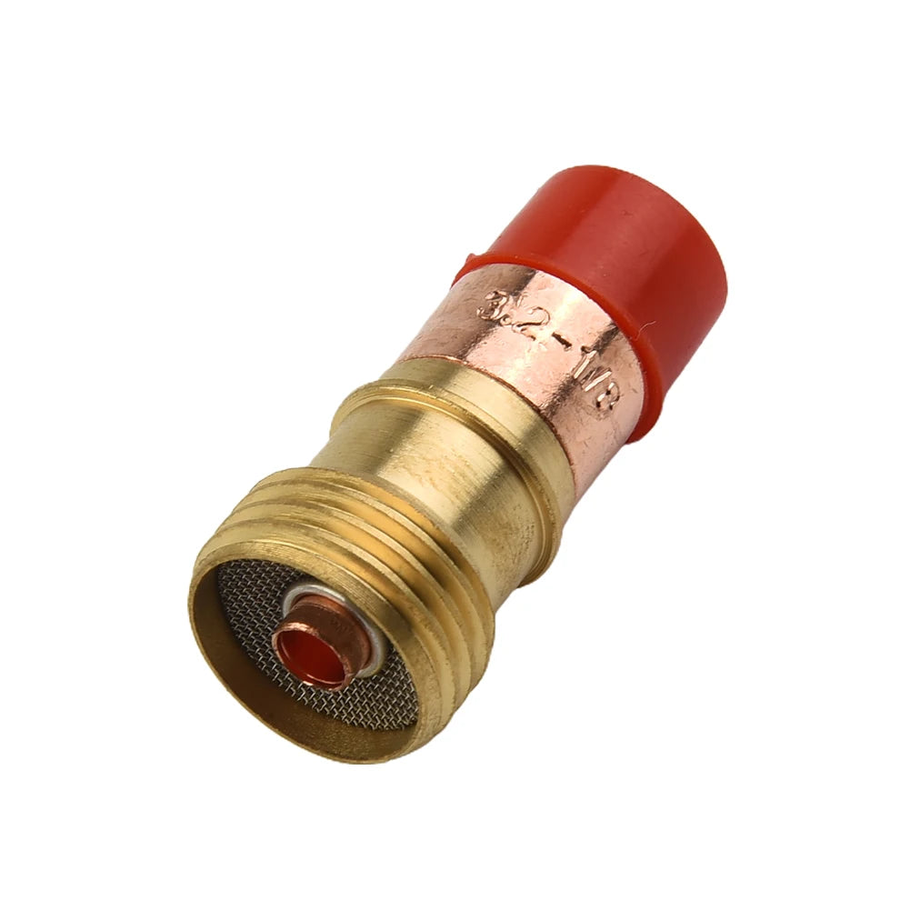 8Pcs/Set TIG Welding Consumables Stubby Gas Lens TIG #12 Glass Cup Collets Body Tips For WP17 WP18 WP26 Hand Tool Oasis Select