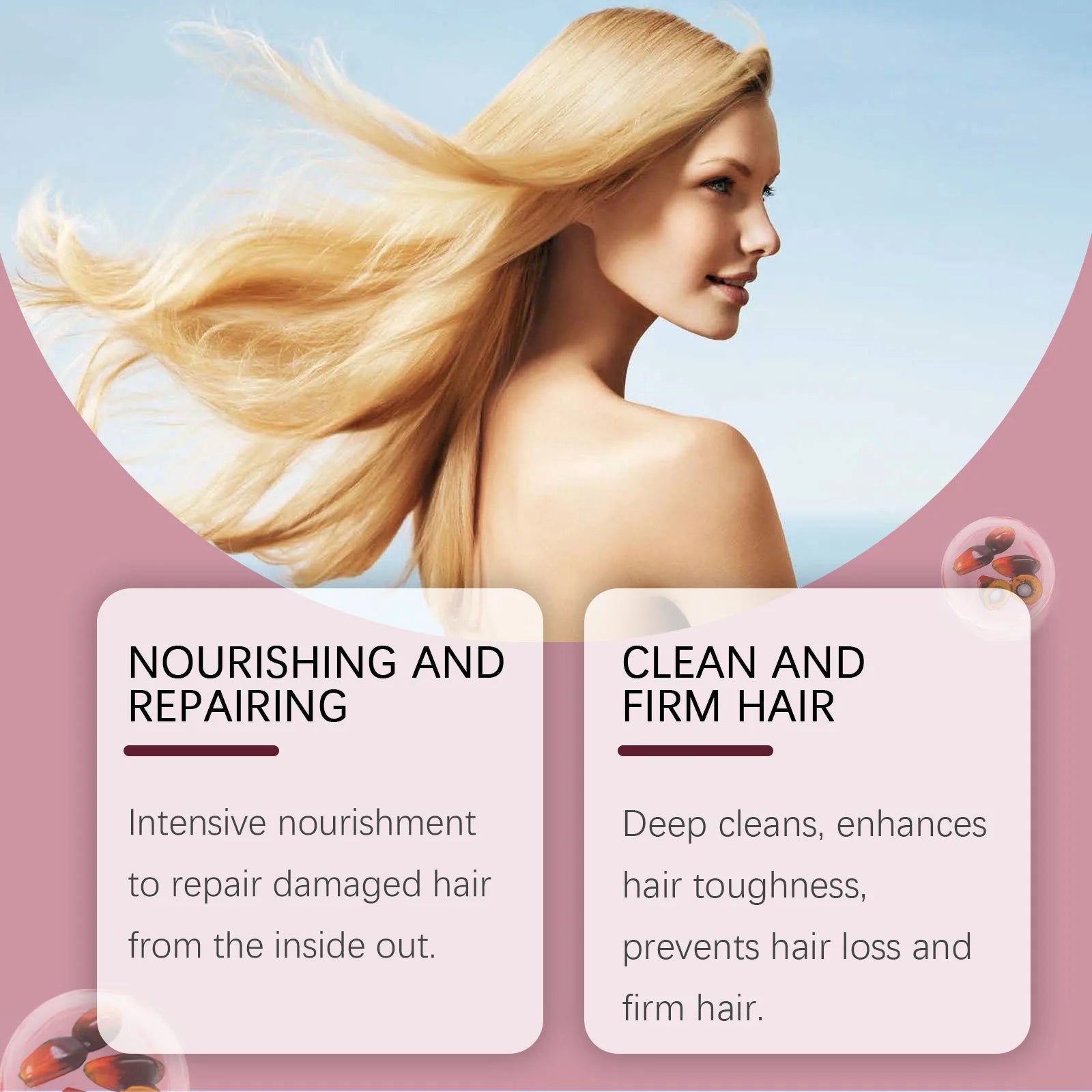 EELHOE Batana Oil Hair Shampoo and Conditioner Anti Frizz Bright Deep Nourish Anti Hair Loss Treatment for Hair Growth Products Oasis Select