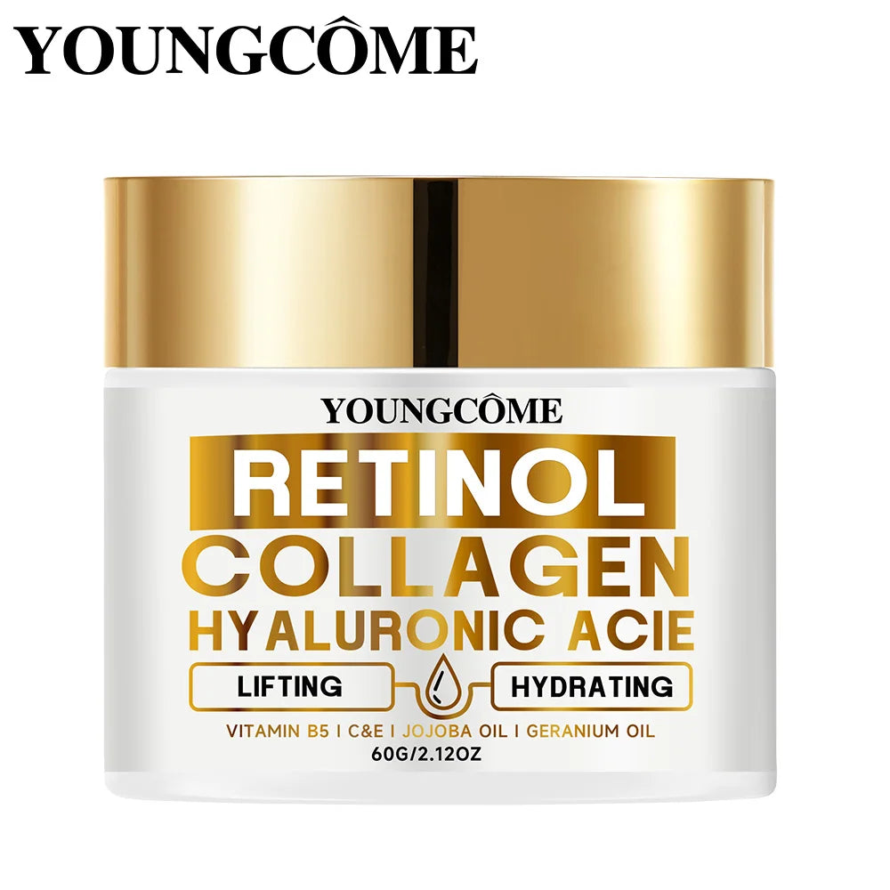 YOUNGCOME Retinol Face Cream – Collagen & Hyaluronic Acid Anti-Aging Face Cream Oasis Select