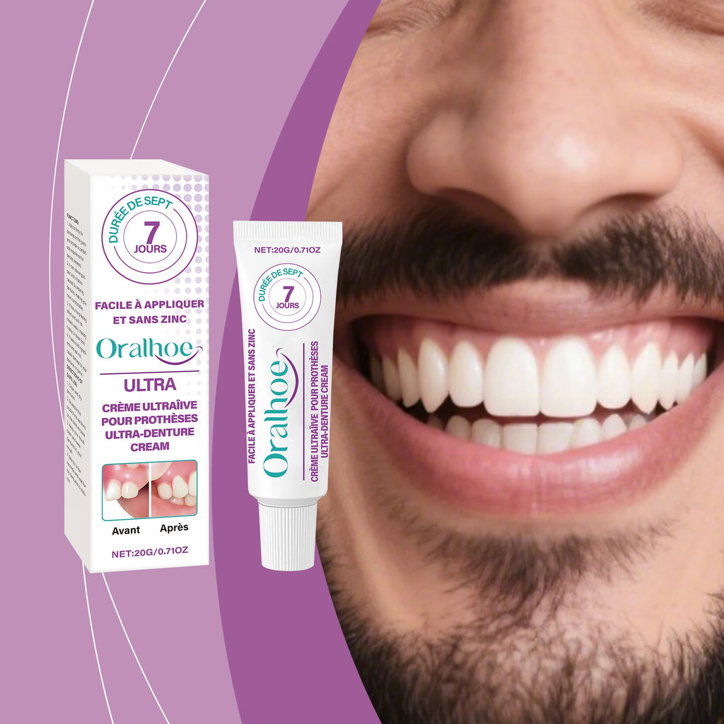 Denture Adhesive, Comfort Care, All-Day Secure Hold, Beautiful Smile Enhancement, Easy to Apply & Long-Lasting, Safe for Daily U Oasis Select