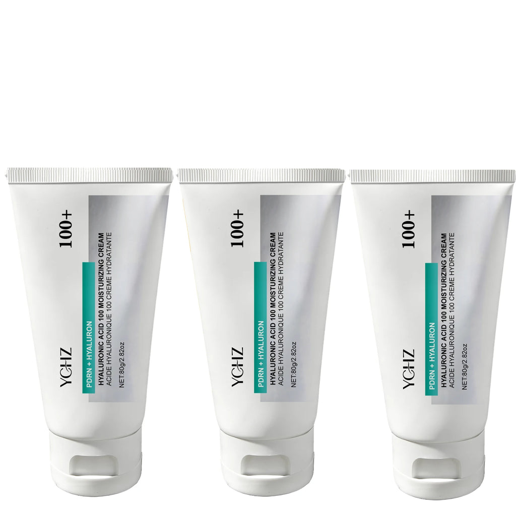 YCHZ Hyaluronic Acid Moisturizing Cream – Korean Skincare 80g Face Moisturizing Cream Oasis Select 3Pcs 80g