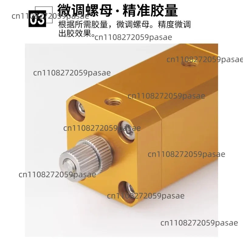 QLH31 Glue Valve Backsuction Pneumatic Precision Glue Dispensing Machine Anti Drip High Viscosity Silicone Valve UV Glue Valve Oasis Select