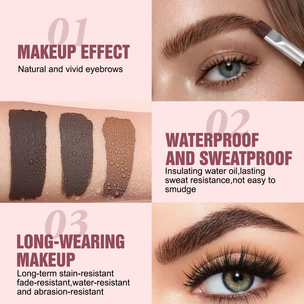 YTRUNS Tinted Brow Gel 6 Colors – Waterproof Eyebrow Mascara