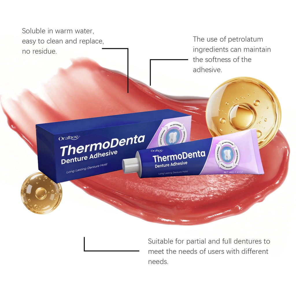 Denture Adhesive Cream – Secure, Long-Lasting Hold | Upper & Lower Denture Adhesive Cream Oasis Select