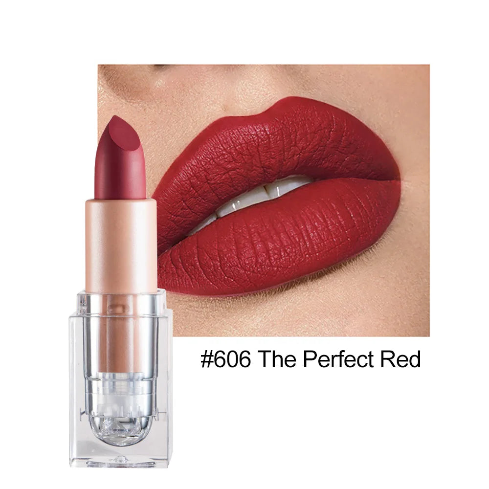 HANDAIYAN Matte Nude Lipstick | Velvet Waterproof Long Lasting