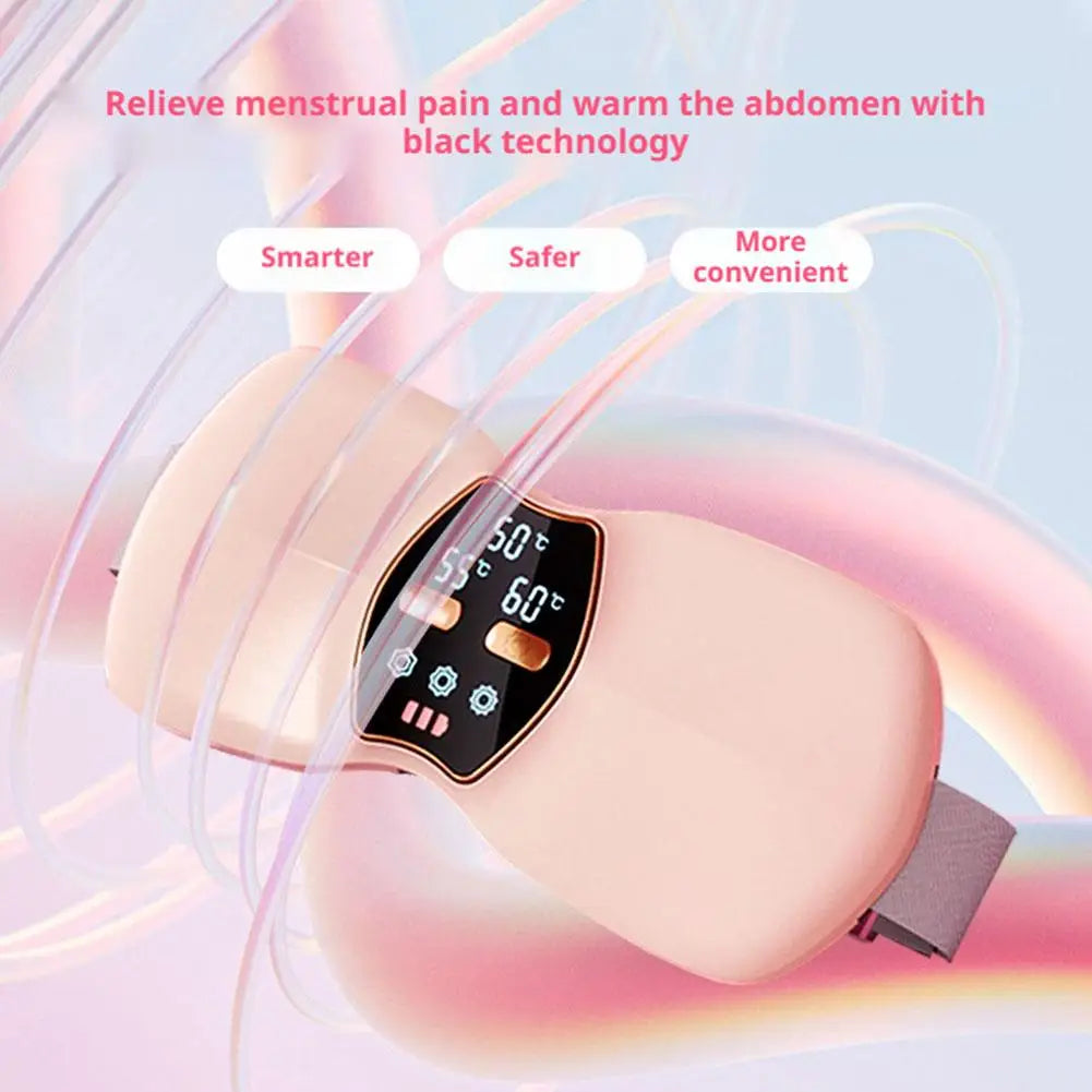 Electric Abdominal Massager Warming Palace Belt For Women's Menstrual with Adjustable Temperature Belt For Warming the Uterus Oasis Select