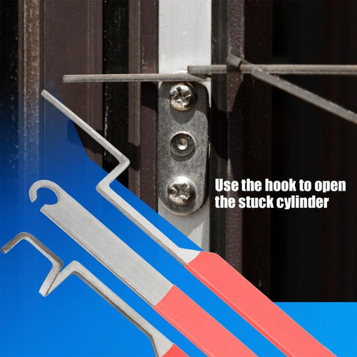 3-Piece Emergency Stuck Window Opening Tool Kit | Red Handle Window Repair Tool Oasis Select