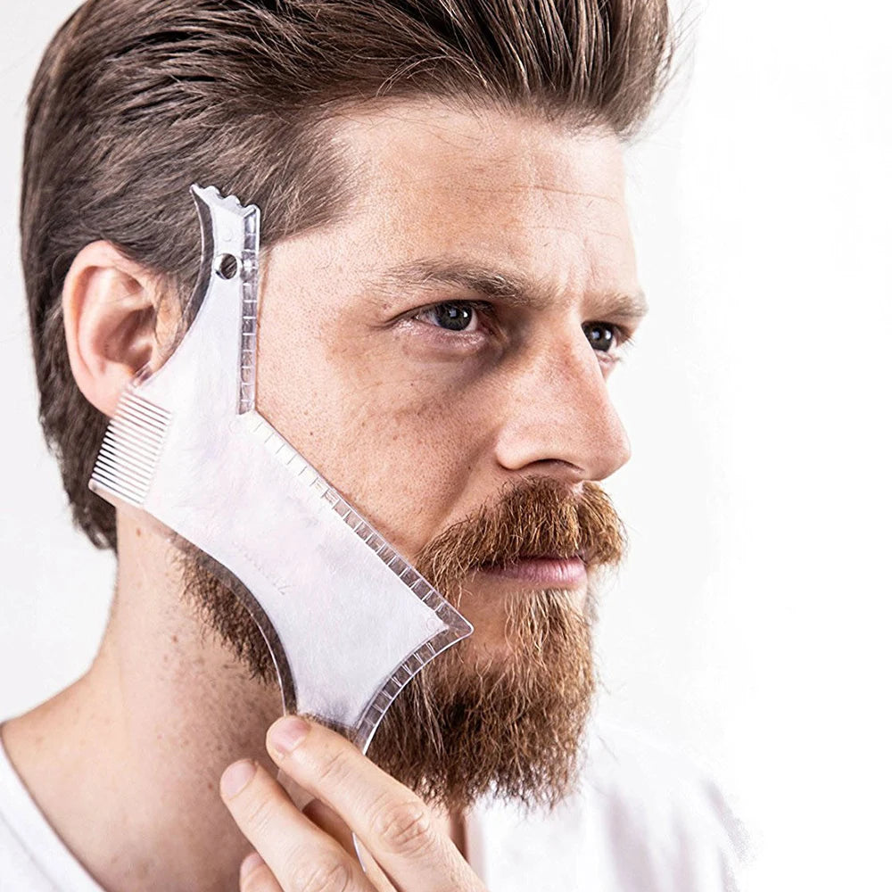 Beard Styling Comb & Trimming Template | Sideburns Guide