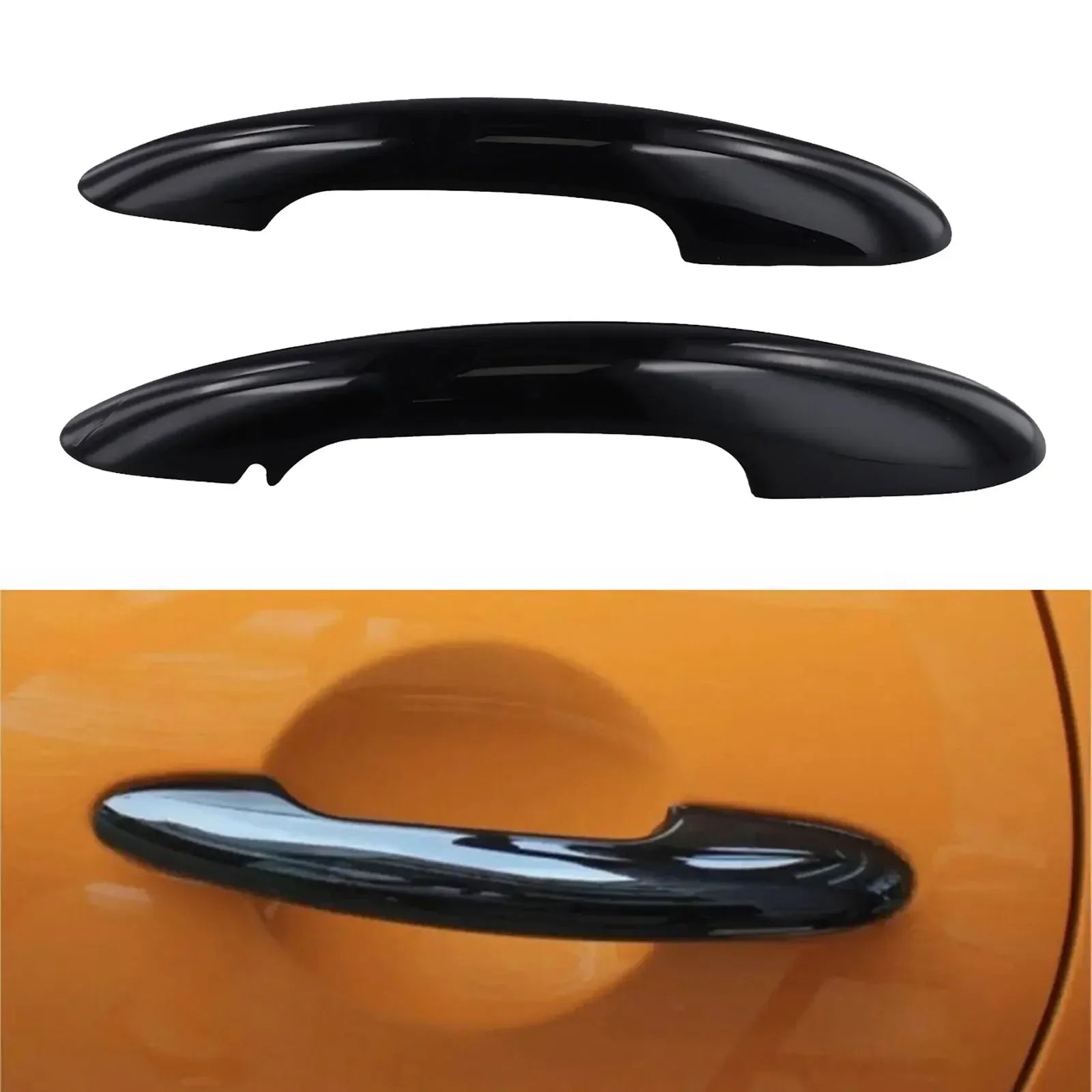 Glossy Black Glossy Black Handle Cover Cracking And Peeling Resistant Seamless And Smooth Fit Daily Wear And Tear Resistant Oasis Select