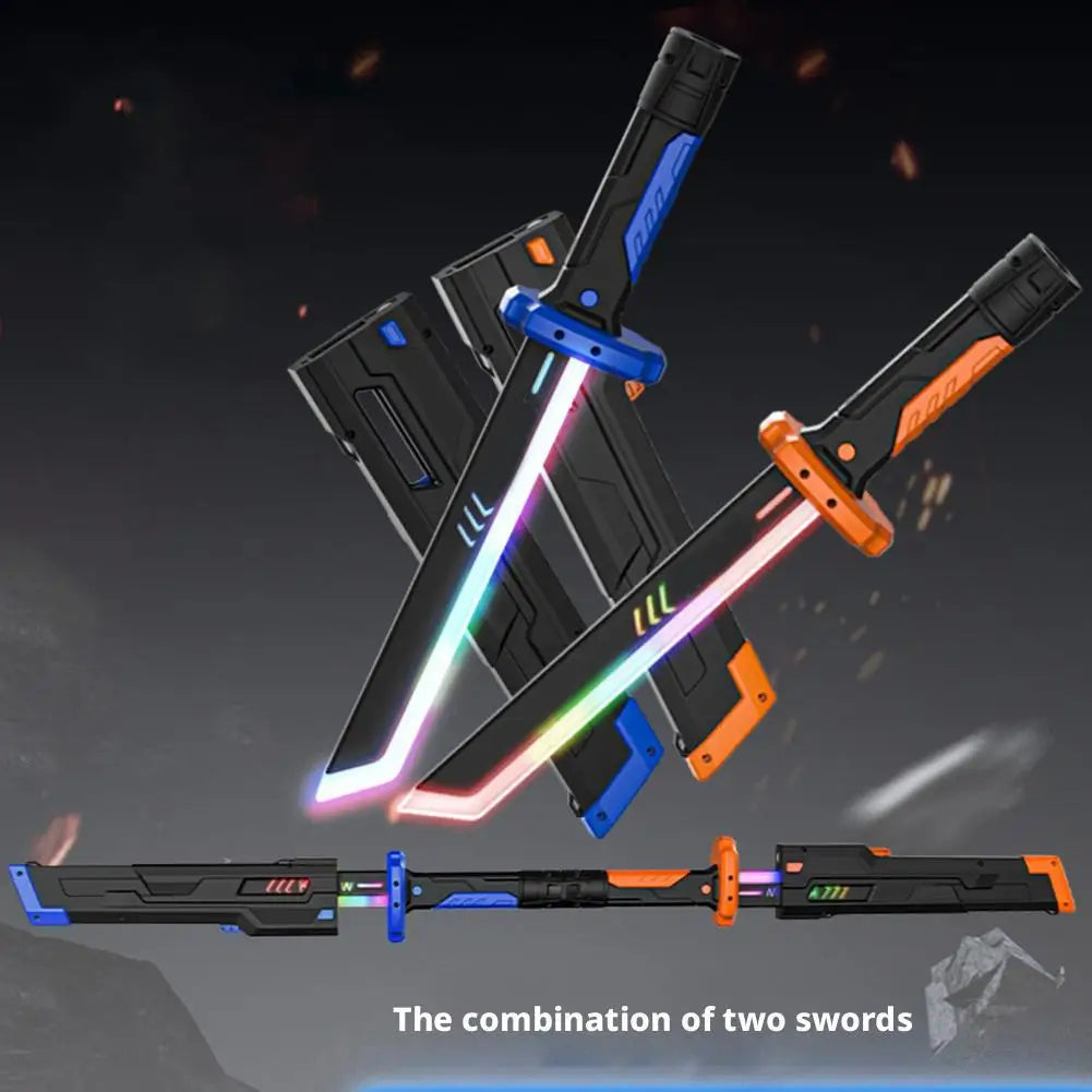 Glowing Light Sword Toy with Spark & Color-Changing Blade Light-Up Toy Sword Oasis Select
