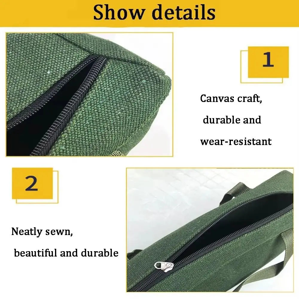 Thick Canvas Tool Storage Bag Large capacity Handbag Hardware Tool Organizer Portable Hand Tool Auto Repair Tool Kit Oasis Select