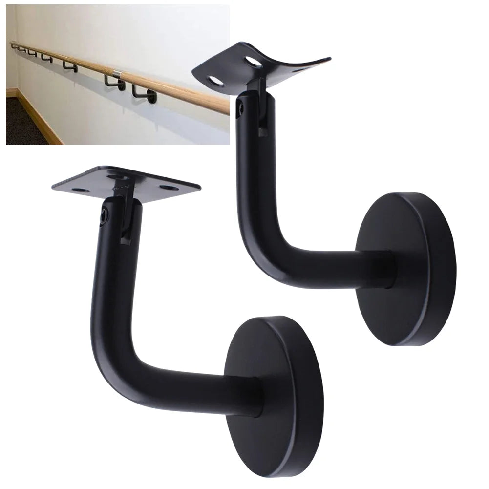 Stainless Steel Stair Handrail Wall Bracket – Black Bannister Support Handrail Bracket Oasis Select