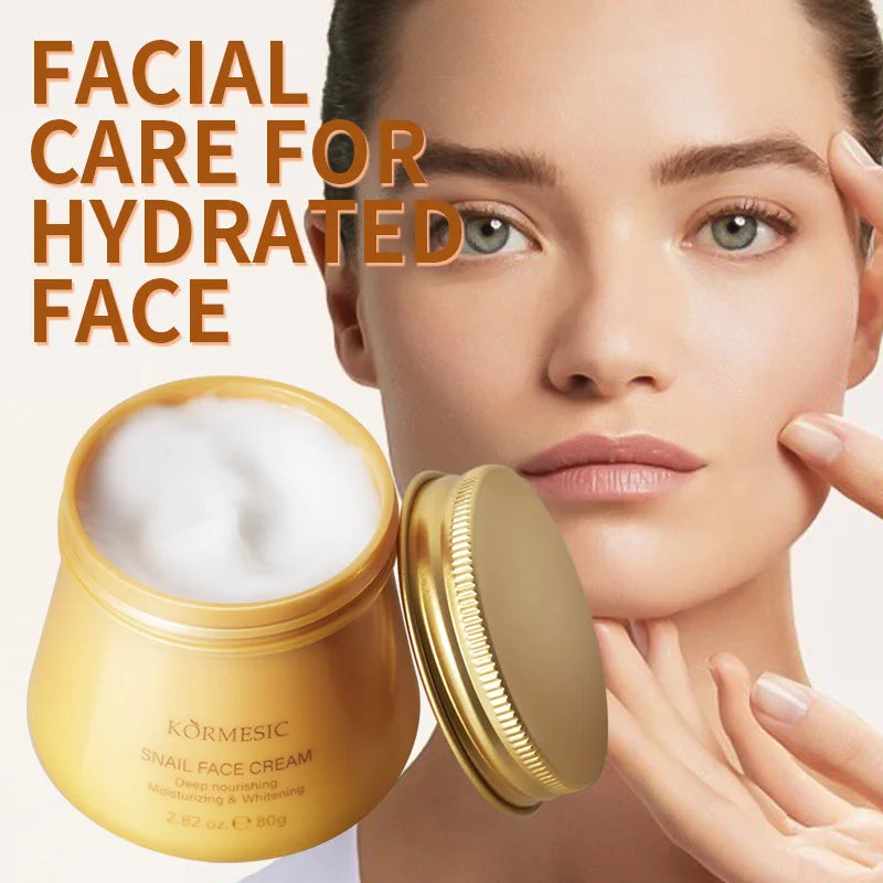 Snail Collagen Face Cream – Firming & Brightening Korean Skincare Face Moisturizer Cream Oasis Select