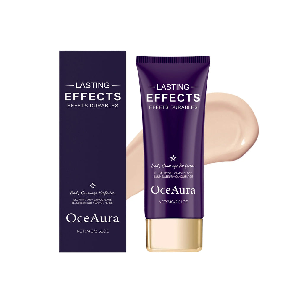 OceAura Lightweight Concealer & Foundation Cream – Full Coverage Concealer Foundation Oasis Select Ivory White Boxed