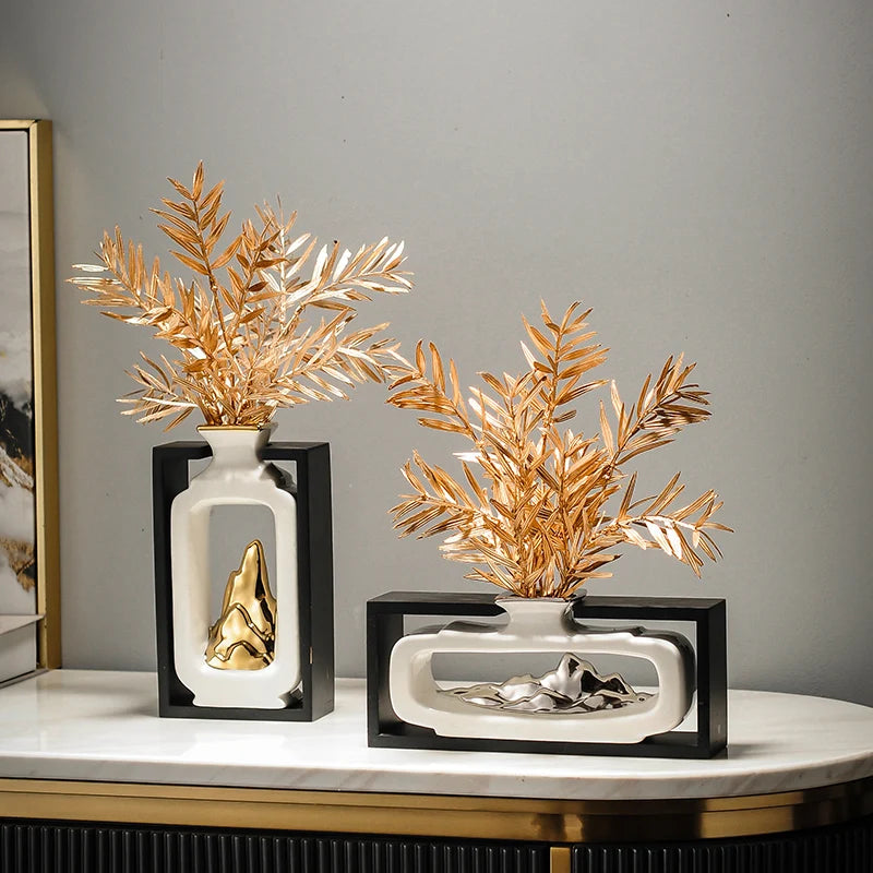 New Chinese Home Living Room Rockery Light Luxury Decoration Porch TV Cabinet Wine Cabinet Creative Fortune Adornment Oasis Select