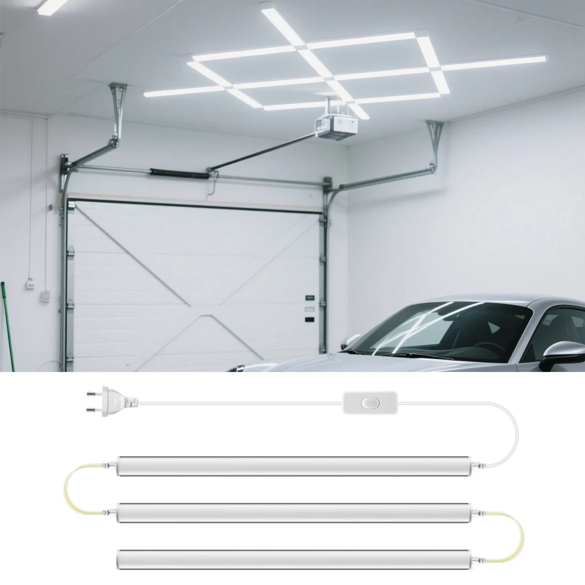 15W T5 1-6pcs LED Light Bar 50cm Kitchen Garage Livingroom Lighting 220V Fluorescent Replacement,Energy-Efficient LED Tube Oasis Select