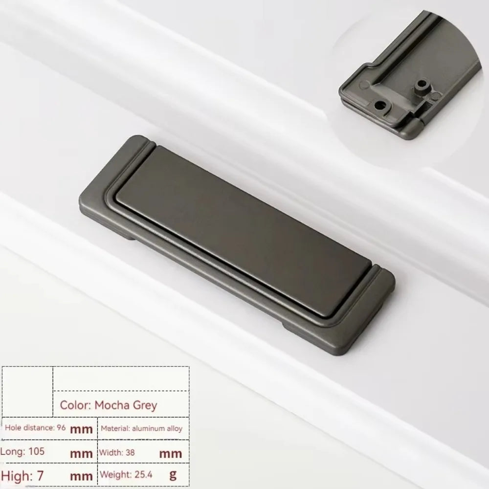 Aluminum Alloy Invisible Folding Cabinet & Drawer Handle