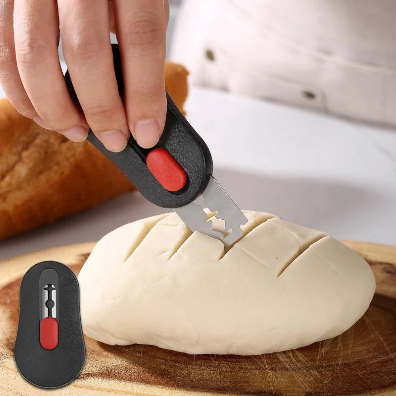 Bread Scoring Lame & 6 Blades – Sourdough & Artisan Baking Tool