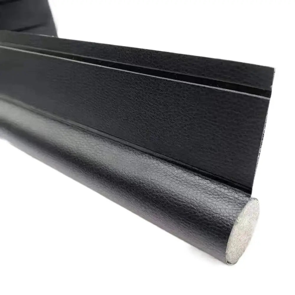 New Leather Door Seal Strip Windproof Foam Sound Insulation Sealing Strip Warm Multifunctional Door Joint Sealing Strip Door Oasis Select black