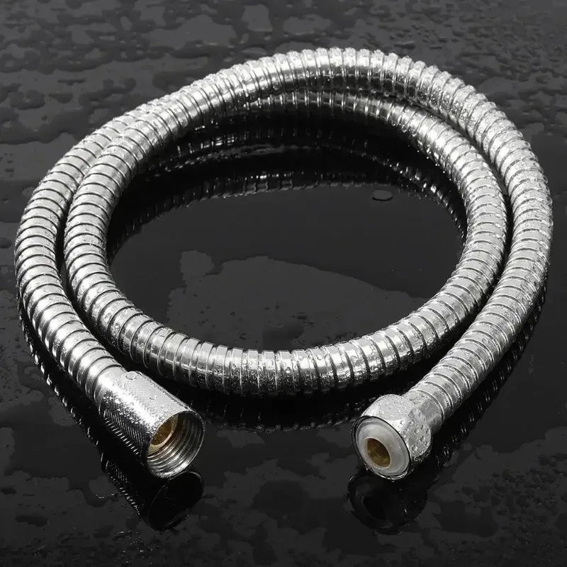 Waterproof Flexible Stainless Steel Shower Hose Bathroom Plumbing Replacement Pipe Universal Shower Head Accessory Oasis Select