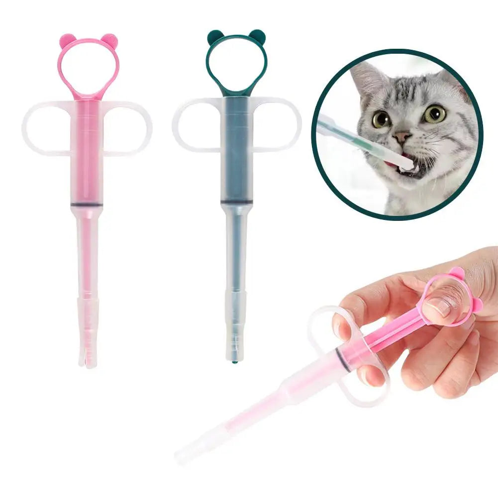 Pet Medication Dispenser Oral Syringe for Cats & Dogs