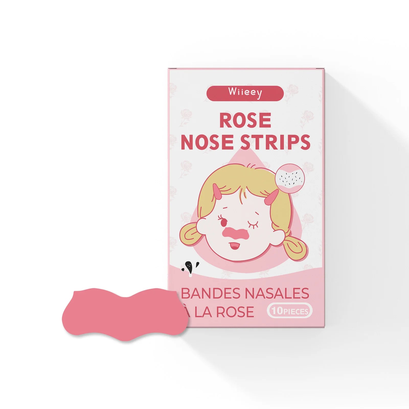 Blackhead Removal Nose Strips – Deep Cleanse & Moisturize 10 Pack Blackhead Nose Strips Oasis Select ROSE