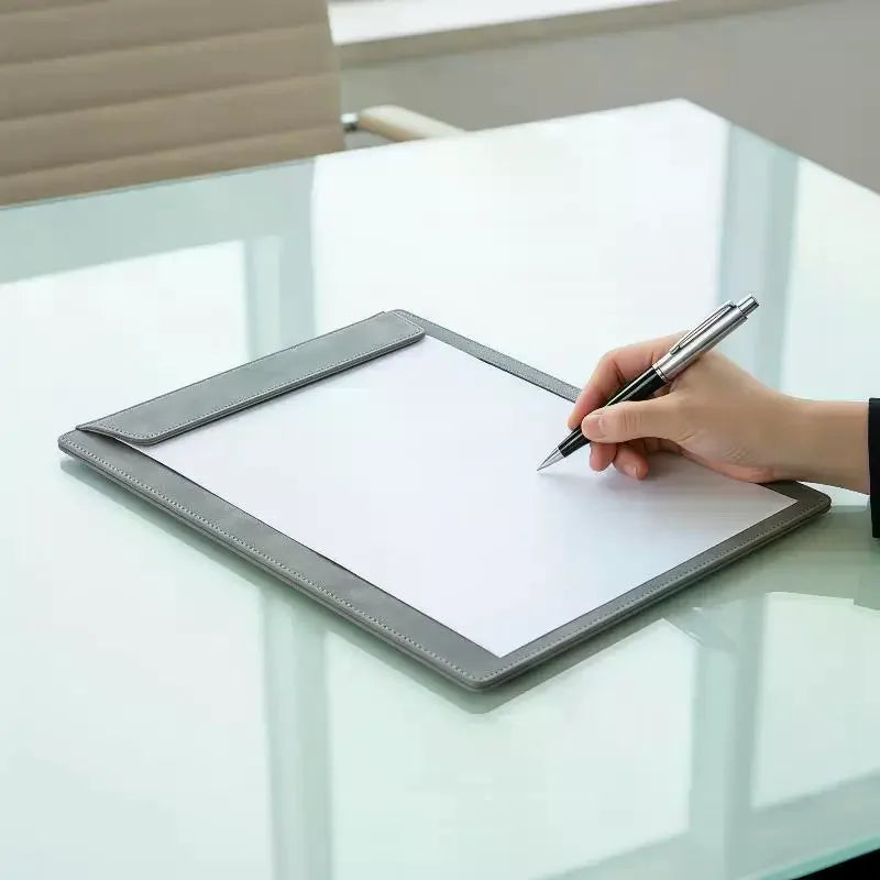 A4 PU Leather Clipboard – Magnetic Closure & Pen Slot