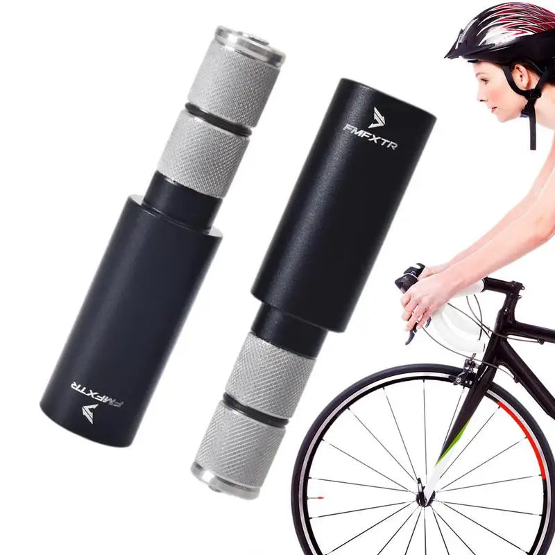 Bike Handlebar Extension Bicycle Aluminum Alloy Handlebar Extender 10cm Extendable Retractable Accessories Lightweight for Bike Oasis Select