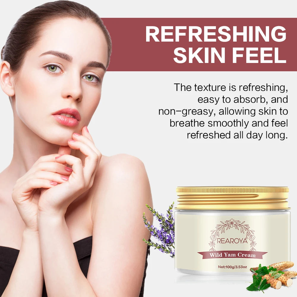 Wild Yam Cream Balance Hormonal Harmonised Hormone Yam Root Paste For Women Improve Skin Healthy Skin Care Product Oasis Select