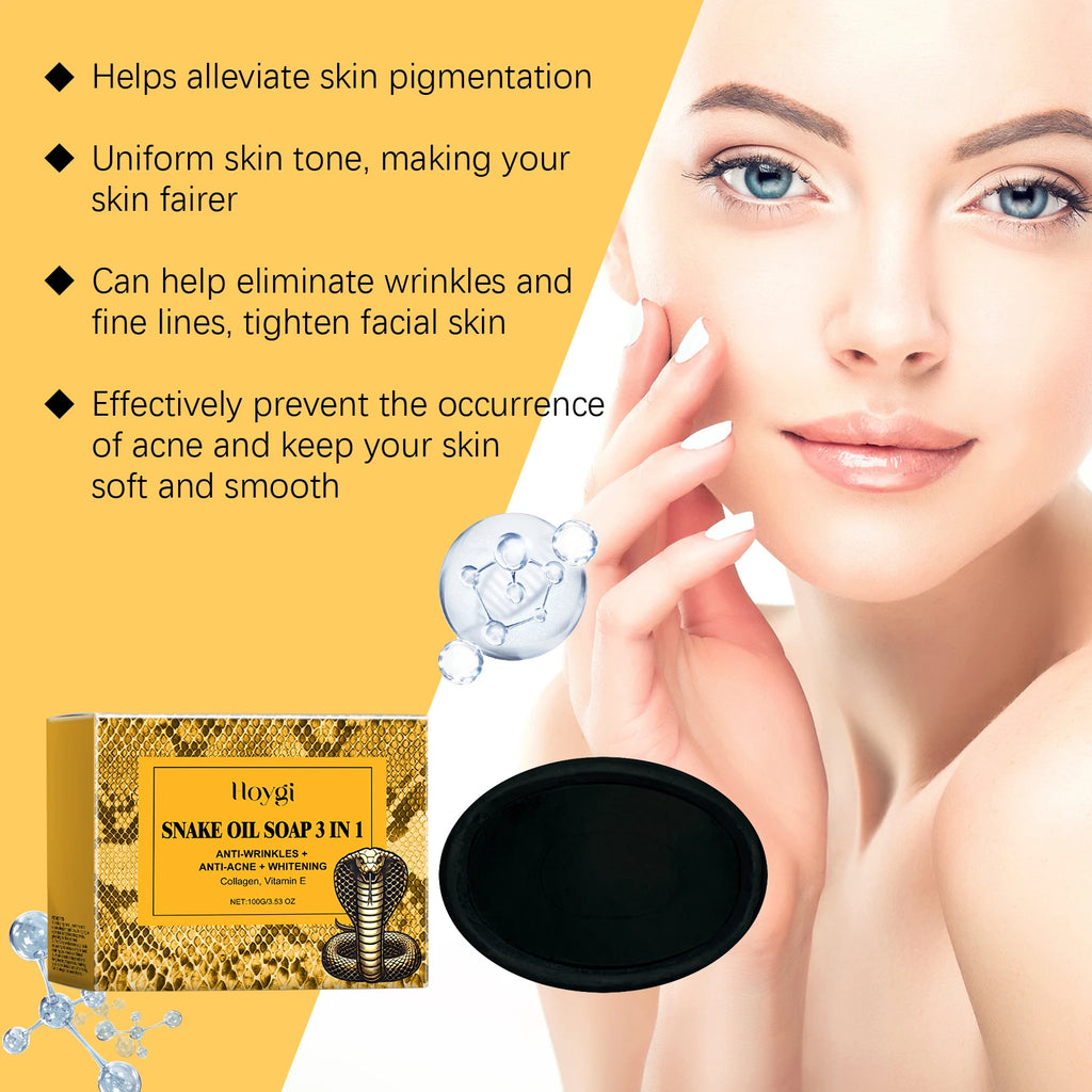 Hoygi Snake Oil Cleansing Soap – Oil Control Face Bar