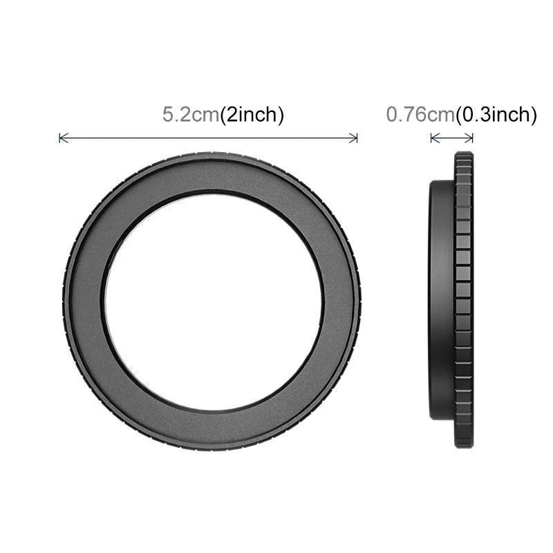 49mm Filter Adapter Ring for DJI Osmo Action 6/5/4/3 | Metal Frame