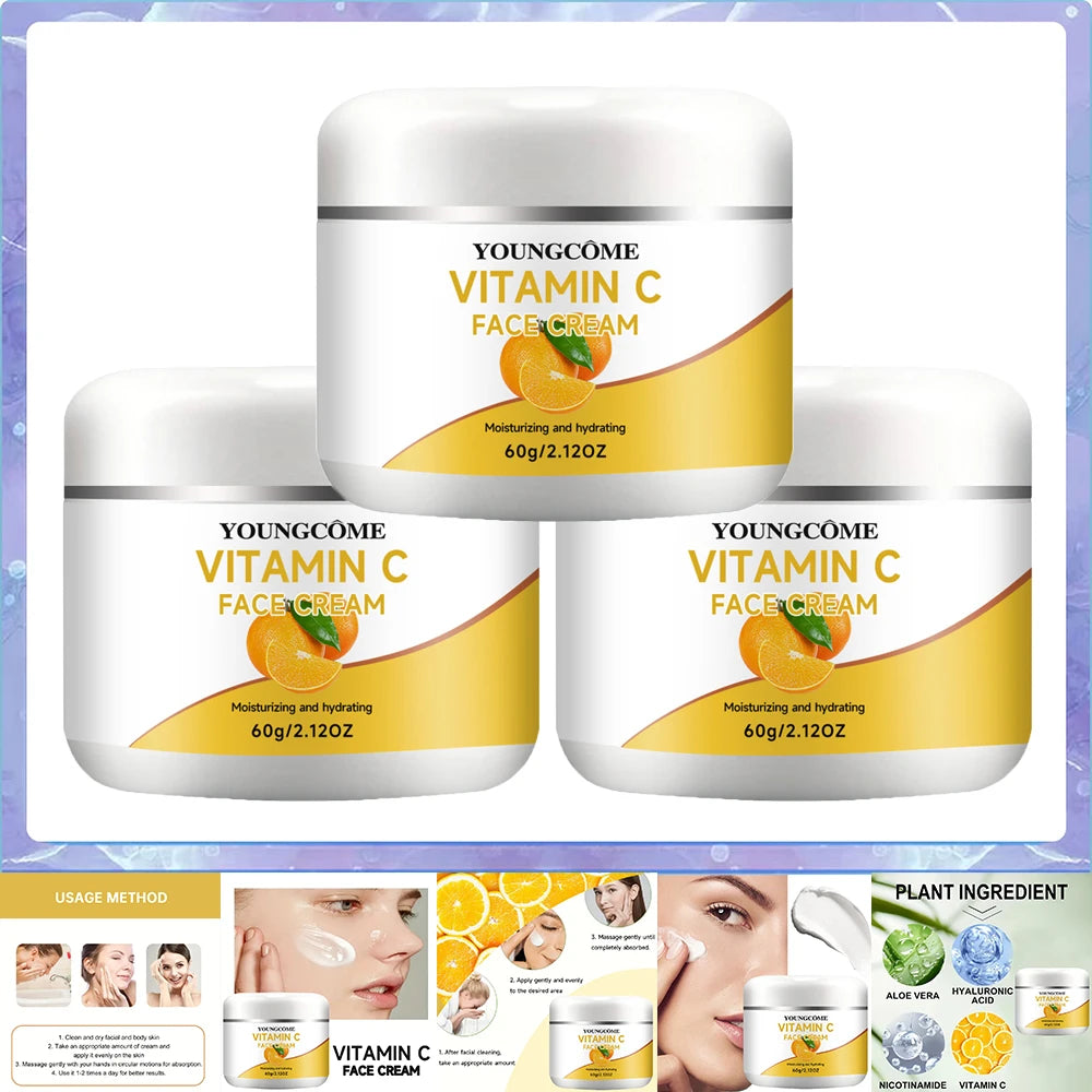 YOUNGCOME Vitamin C Face Cream – Brighten, Firm & Even Tone