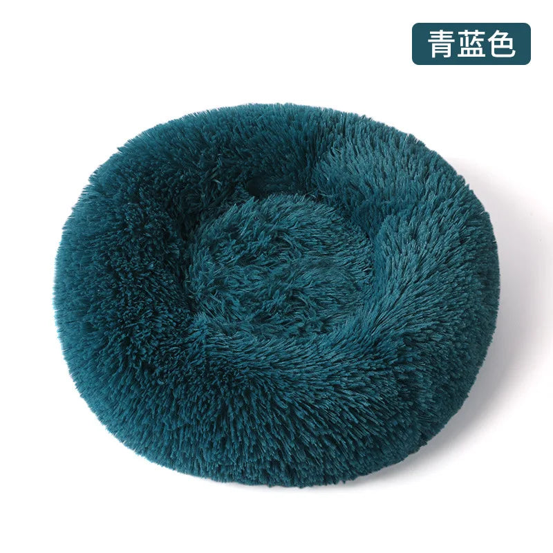 Plush Pet Bed Dogs Cats Winter Warm Long Nest Cozy Dog Mat Soft