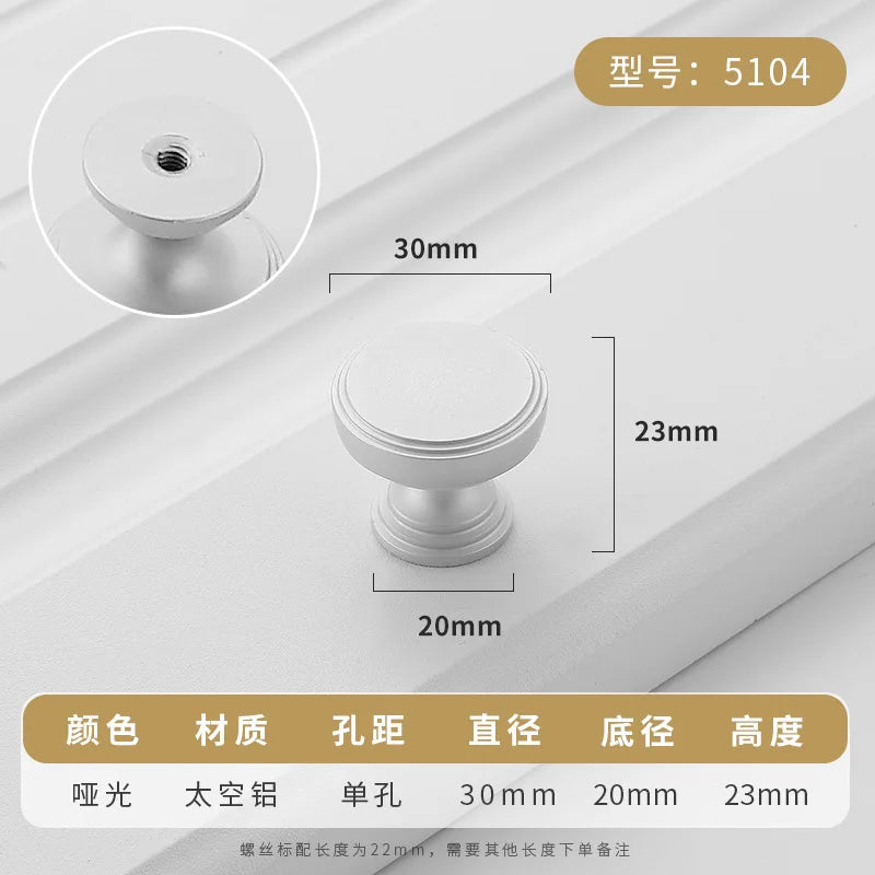 Black Aluminium Cabinet Knobs & Drawer Pulls | Modern Hardware