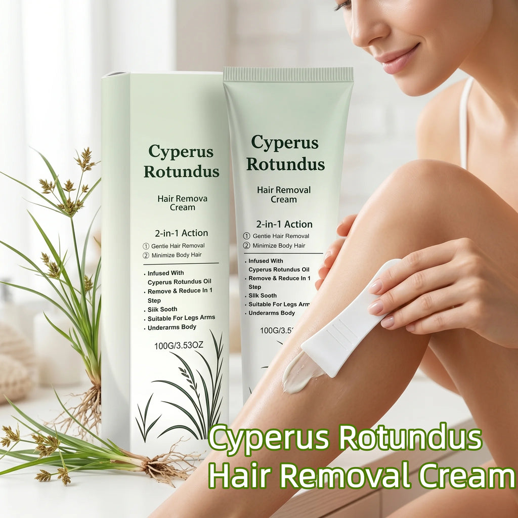 Cyperus Rotundus Hair Removal Cream – Gentle Depilatory 100g
